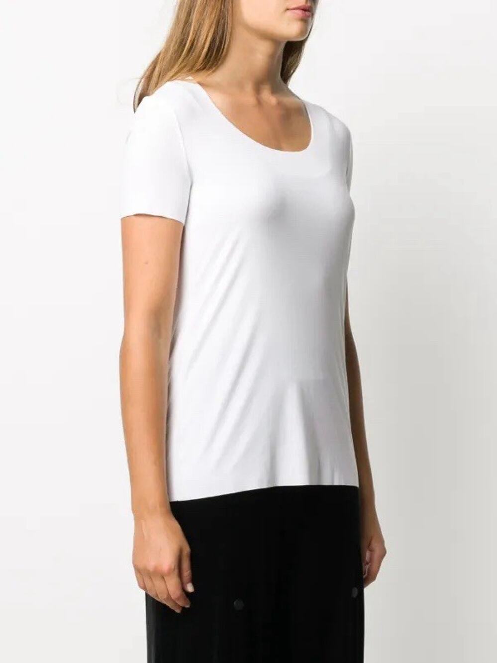 Wolford Aurora short-sleeve T-shirt Women’s Large White Top Lightweight $293